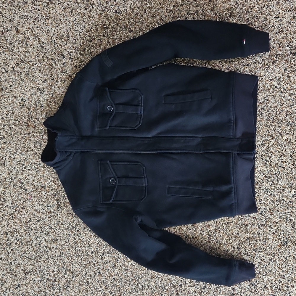 Tommy Hilfiger black lined jacket, size small
